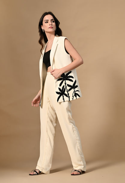 Palm Tree Pant Suit